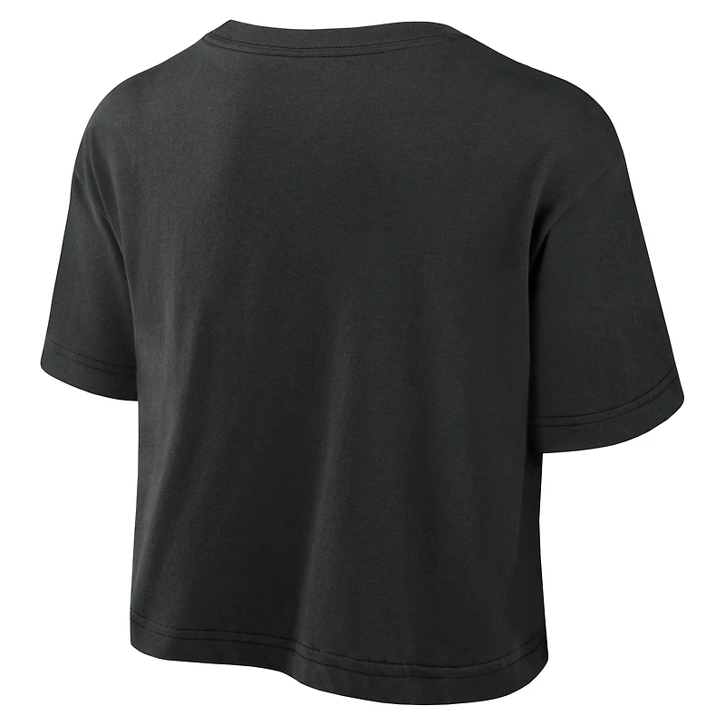 T-shirt court Nike Iowa Hawkeyes Athletic Prep Arch Dri-FIT noir pour femme