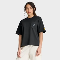 Women's Nike  Black Iowa Hawkeyes Legacy Pocket Boxy T-Shirt