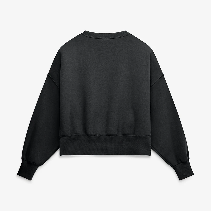 Women's Nike Black Iowa Hawkeyes Oversized Phoenix Arch Pullover Sweatshirt