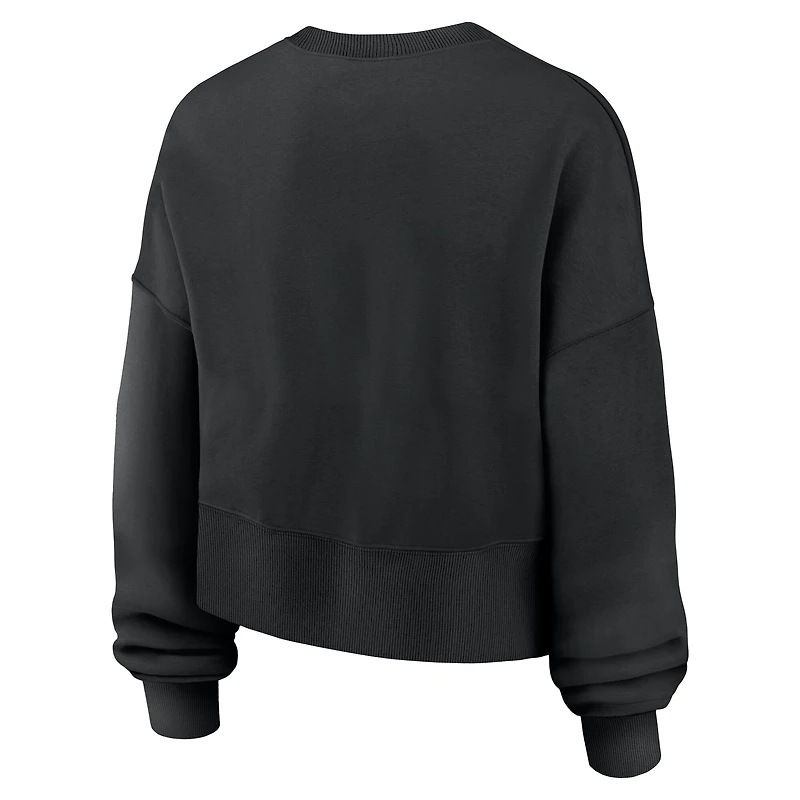 Sweat-shirt oversize noir Iowa Hawkeyes Phoenix Arch pour femme Nike