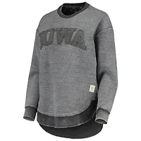 Sweat-shirt Pressbox Iowa Hawkeyes Ponchoville noir pour femme