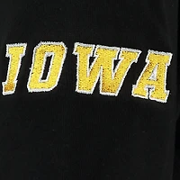 Women's Stadium Athletic Black Iowa Hawkeyes Big Logo Pullover Hoodie