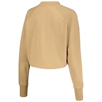 V106224 Iowa Ensemble de survêtement Luxe 23 Lounge Crop Crew LS et jambe large pour femme BEDLADSLP