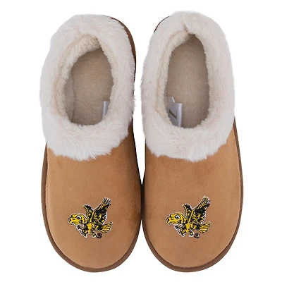 Chaussons en fausse fourrure ZooZatz Iowa Hawkeyes Teagan pour femmes
