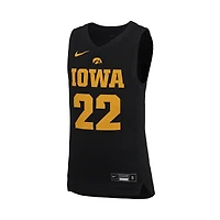 Maillot Nike Caitlin Clark noir pour jeunes des Iowa Hawkeyes Performance Replica