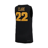 Maillot Nike Caitlin Clark noir pour jeunes des Iowa Hawkeyes Performance Replica