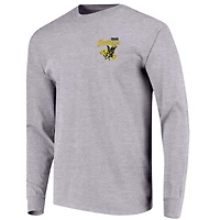 Youth Gray Iowa Hawkeyes Retro Script Long Sleeve T-Shirt