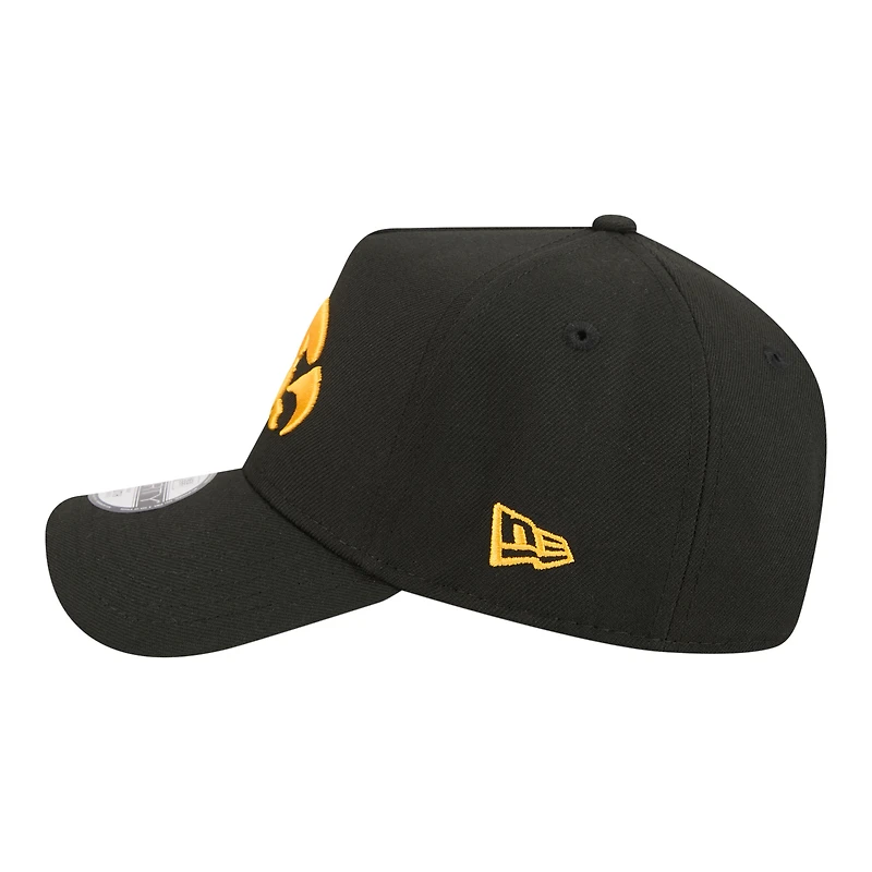 Casquette ajustable New Era noire Iowa Hawkeyes 9FORTY pour jeunes