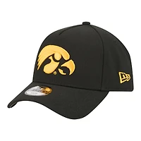 Casquette ajustable New Era noire Iowa Hawkeyes 9FORTY pour jeunes