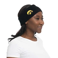 Bandeau en tricot tendance ZooZatz Black Iowa Hawkeyes