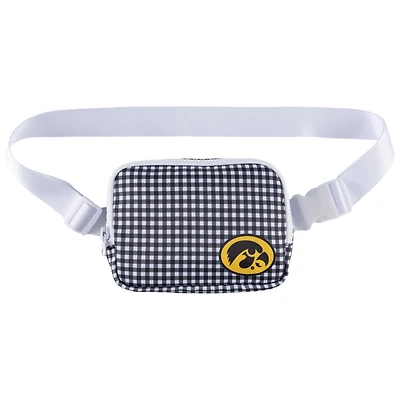 ZooZatz Iowa Hawkeyes Gingham Fanny Pack