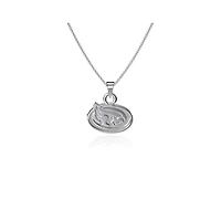 Dayna Designs Iowa State Cyclones Collier avec petit pendentif en argent