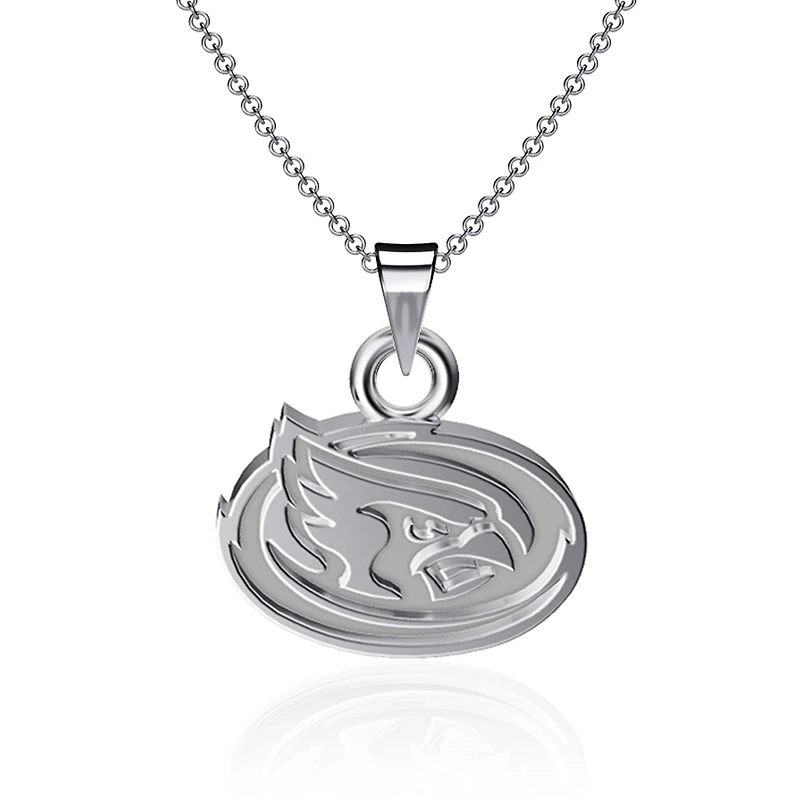Dayna Designs Iowa State Cyclones Collier avec petit pendentif en argent