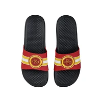FOCO Iowa State Cyclones Stripe Raised Slide Sandals