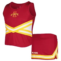 Girls Youth Colosseum Cardinal Iowa State Cyclones Carousel Ensemble de pom-pom girl