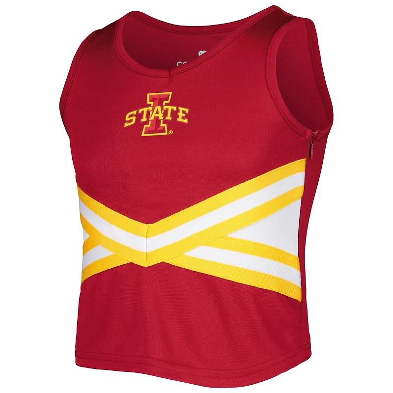 Girls Youth Colosseum Cardinal Iowa State Cyclones Carousel Ensemble de pom-pom girl