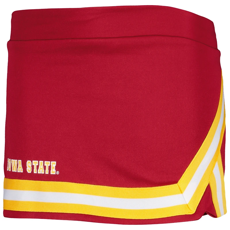 Girls Youth Colosseum Cardinal Iowa State Cyclones Carousel Ensemble de pom-pom girl