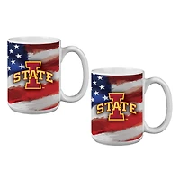 Iowa State Cyclones  Two-Pack 15oz. Americana Mug Set