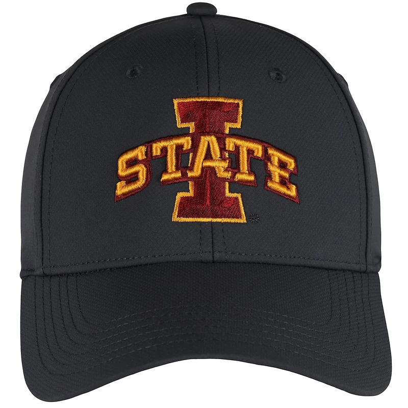 Casquette ajustable Stratus AeroSphere Ahead Graphite Iowa State Cyclones pour homme