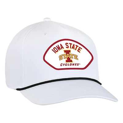 Men's Ahead  White Iowa State Cyclones Alto Rope Adjustable Hat