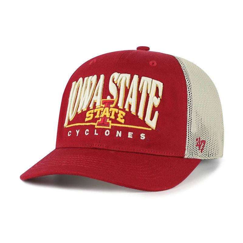 Men's '47 Cardinal Iowa State Cyclones Arid Adjustable Trucker Hat