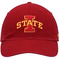 Casquette ajustable Clean Up '47 Cardinal Iowa State Cyclones pour hommes