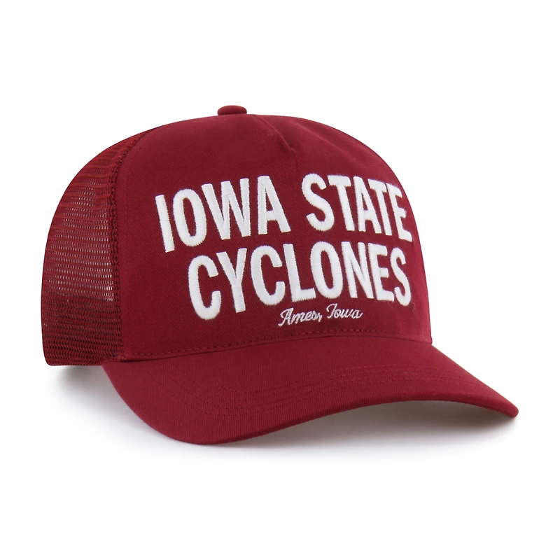 Casquette trucker ajustable Cardinal '47 Iowa State Cyclones style contemporain
