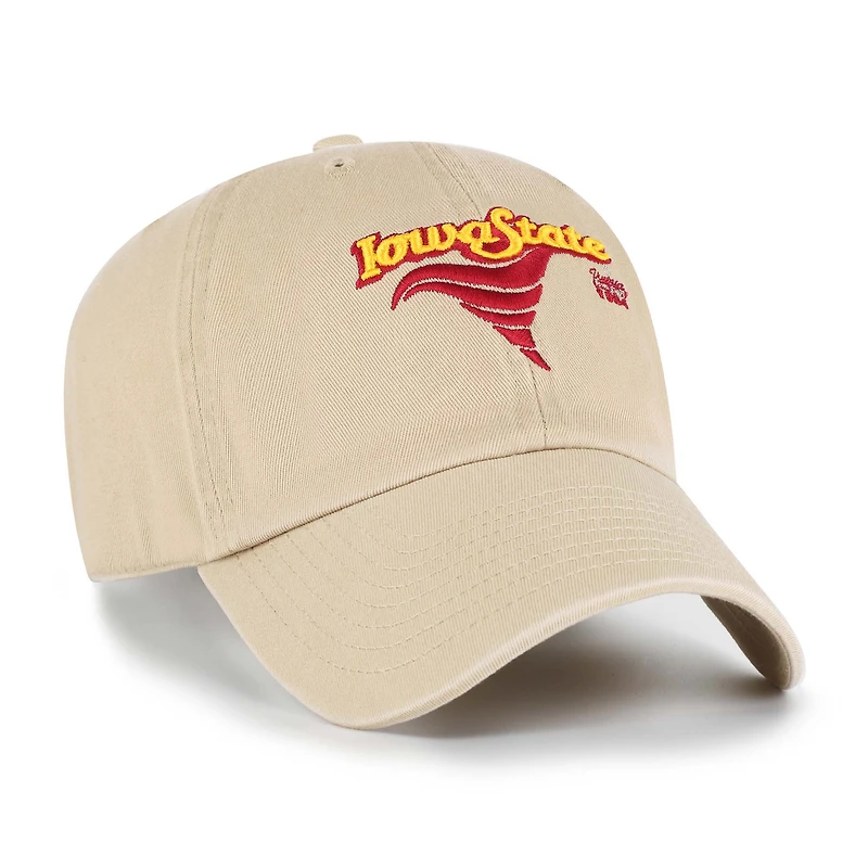 Casquette ajustable kaki « 47 » pour homme, Iowa State Cyclones Vault Clean Up