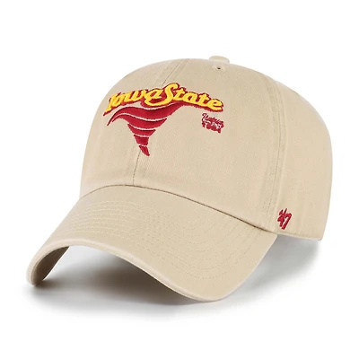 Casquette ajustable kaki « 47 » pour homme, Iowa State Cyclones Vault Clean Up