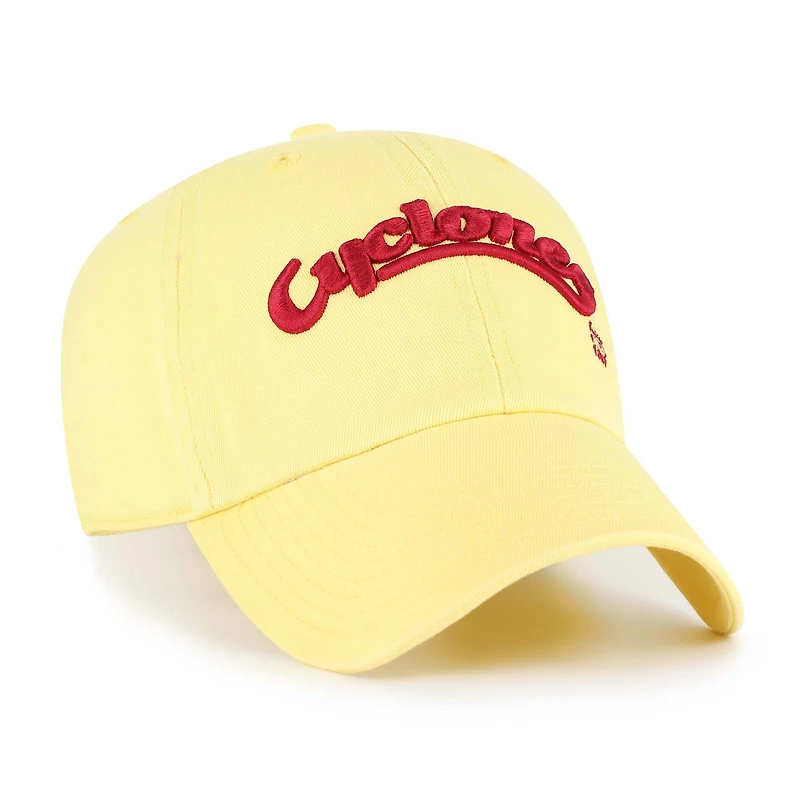 Men's '47 Maize Iowa State Cyclones Vault Clean Up Adjustable Hat