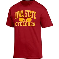 Champion Cardinal Iowa State Cyclones Arch Pill T-shirt pour homme