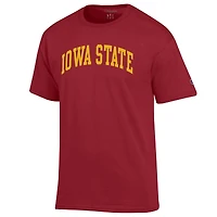 Men's Champion  Cardinal Iowa State Cyclones Basic Arch T-Shirt