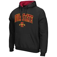 Chandail à capuchon Colosseum pour hommes, noir, Iowa State Cyclones Arch & Logo 3.0