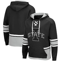 Chandail à capuchon Colosseum pour hommes, noir, Iowa State Cyclones, lacets 3.0
