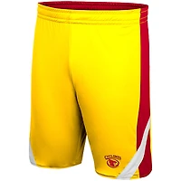 Men's Colosseum Cardinal/Gold Iowa State Cyclones Am I Wrong Reversible Shorts