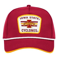 Casquette ajustable Colosseum Cardinal Iowa State Cyclones Hits the Road Podium pour homme