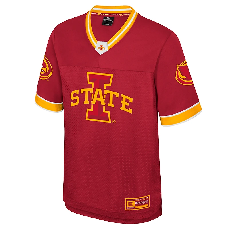 Men's Colosseum Cardinal Iowa State Cyclones Nothing But The Hits Football Jersey