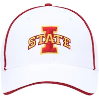 Men's Colosseum  White Iowa State Cyclones Take Your Time Snapback Hat