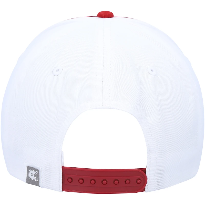 Men's Colosseum  White Iowa State Cyclones Take Your Time Snapback Hat