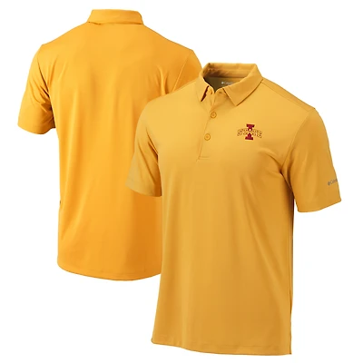 Polo Omni-Wick Drive pour homme Columbia Gold des Cyclones de l'Iowa State