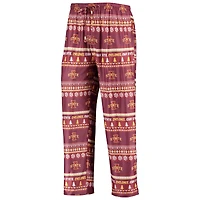 Ensemble de nuit pour homme Concepts Sport Cardinal Iowa State Cyclones, pull moche à manches longues et pantalon