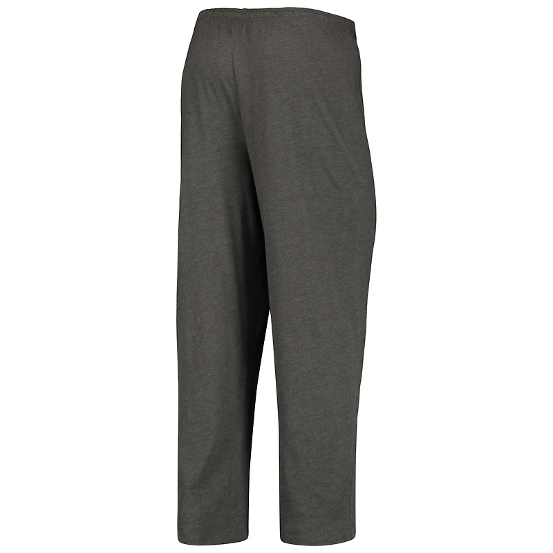 Ensemble de nuit pour homme Concepts Sport Heathered Charcoal/Cardinal Iowa State Cyclones Meter Top et pantalon