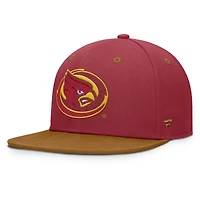 Men's Fanatics Cardinal/Brown Iowa State Cyclones NoBo Fitted Hat