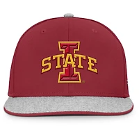 Casquette snapback Loden Fanatics Cardinal Iowa State Cyclones pour homme