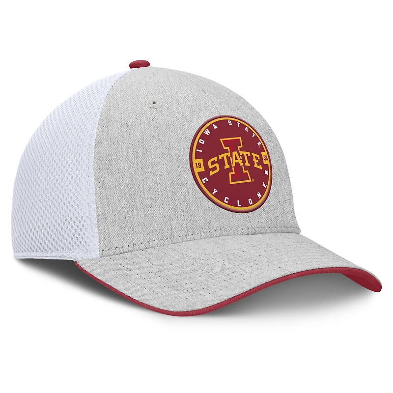 Men's Fanatics  Heather Gray Iowa State Cyclones Trigger Flex Hat