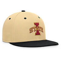 Men's Fanatics Khaki/Black Iowa State Cyclones Balance Fitted Hat