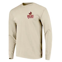 T-shirt à manches longues pour homme, motif mascotte des Cyclones de l'État l'Iowa, couleurs confortables
