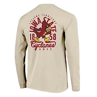 T-shirt à manches longues pour homme, motif mascotte des Cyclones de l'État l'Iowa, couleurs confortables