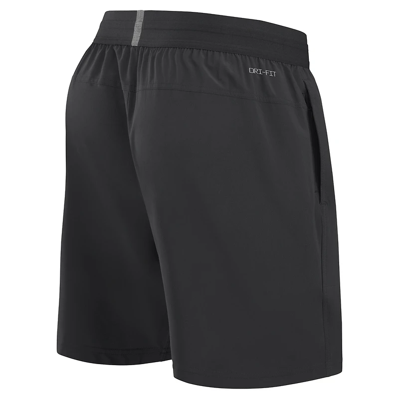 Men's Nike Black Iowa State Cyclones 2024/25 Sideline Performance Woven Shorts