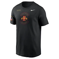 Men's Nike Black Iowa State Cyclones 2025 Military Appreciation Dri-FIT T-Shirt